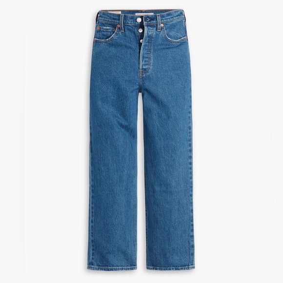 Levi’s Premium Ribcage Straight Ankle Jeans - Picture 1 of 4